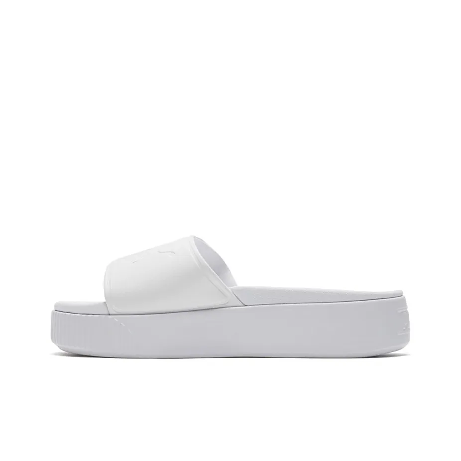 PUMA Platform Bold Slipper White Women's