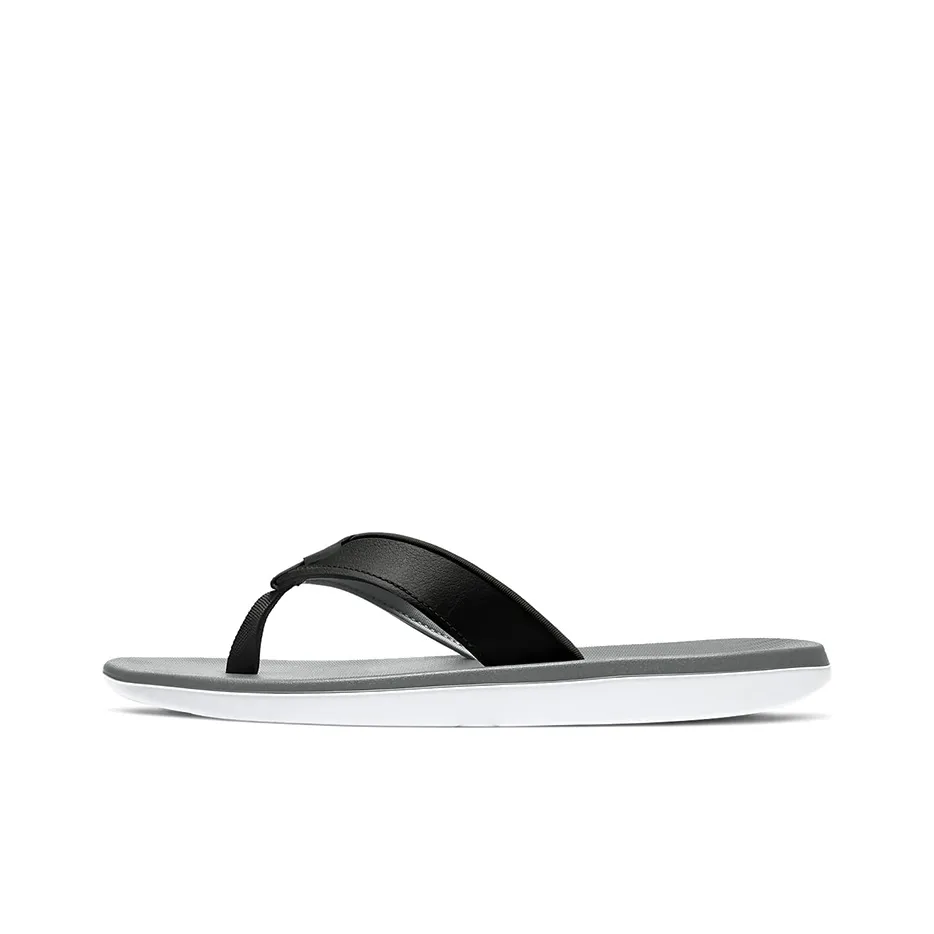 Nike Kepa Kai Thong Gray Black Slippers 'White Gray Black'