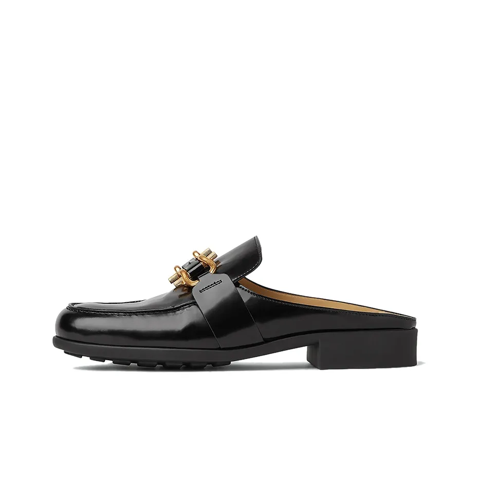 Bottega Veneta Monsieur Closed Toe Slippers Men's Black