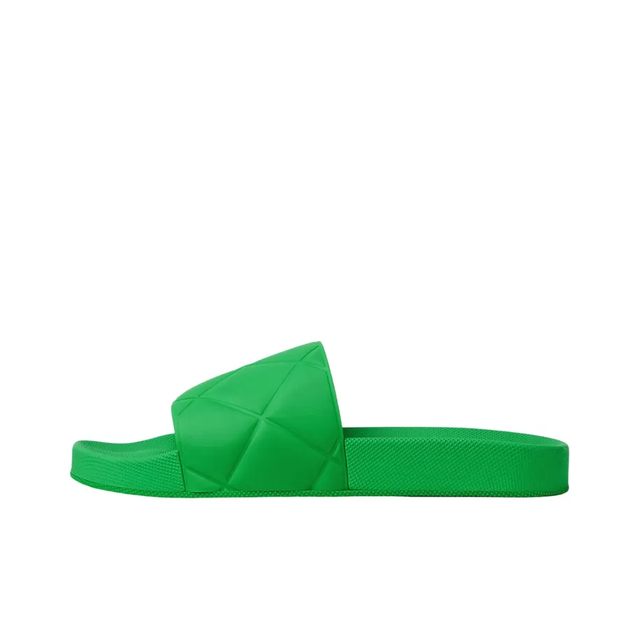 Bottega Veneta Rubber Slide Green Women's