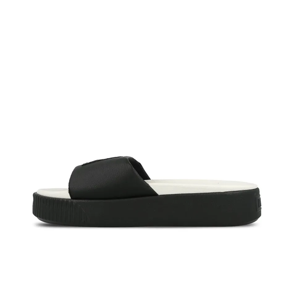 PUMA Platform Slide 'Black Whisper White' Women's