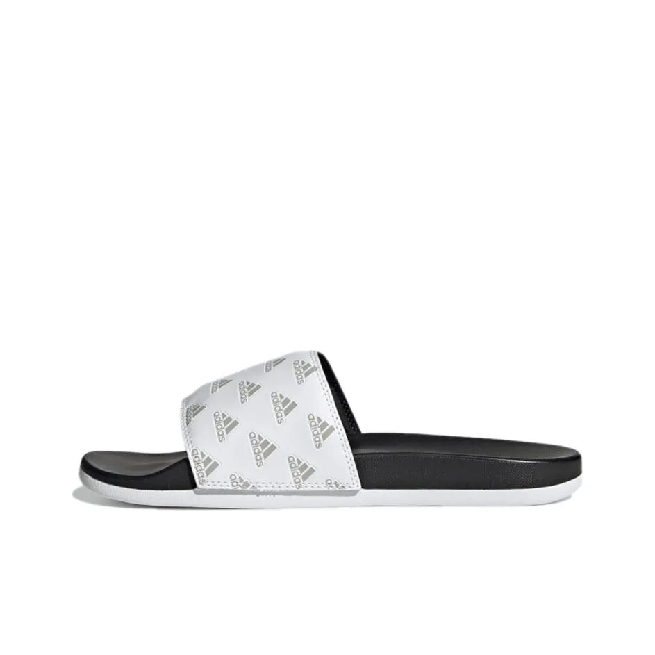 Adidas Adilette Comfort Slide 'Repeat Logo   White'