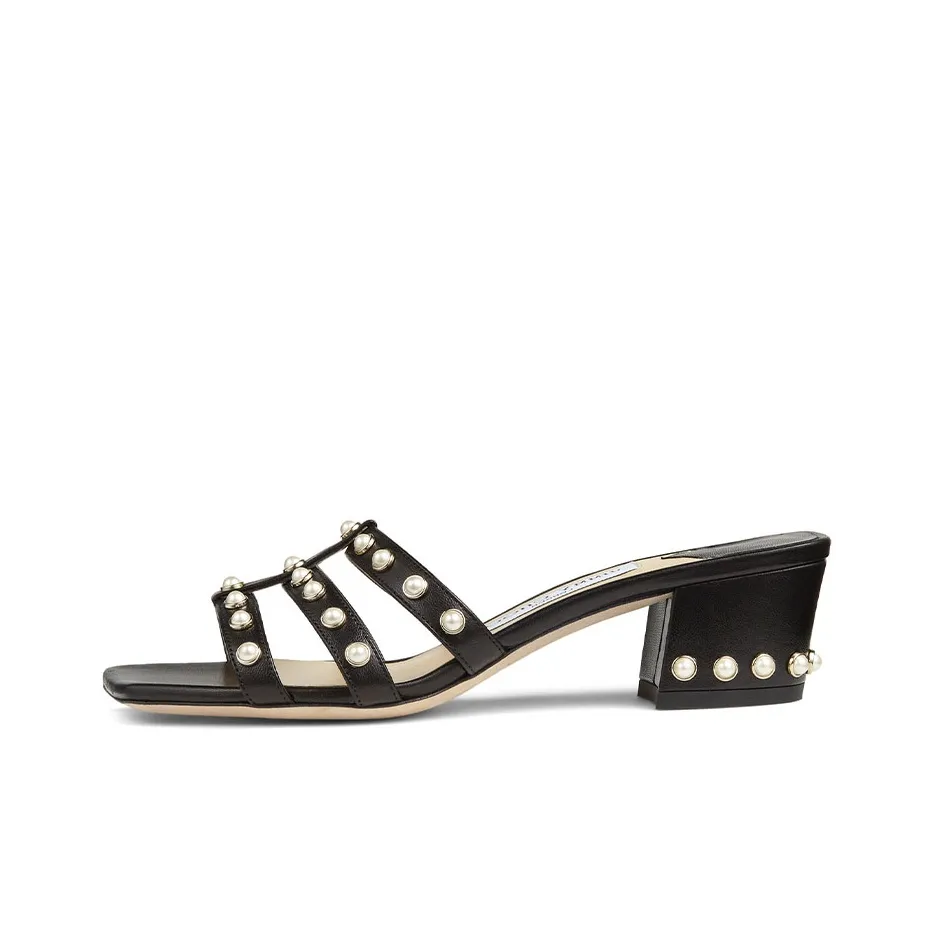 Jimmy Choo Hazal Slide Slippers Women's Black