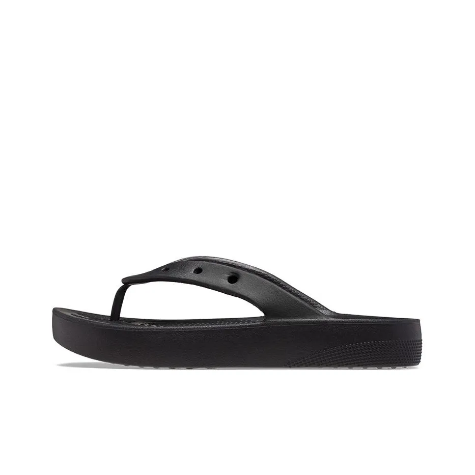 Crocs Classic Platform Flip 'Black' Women's