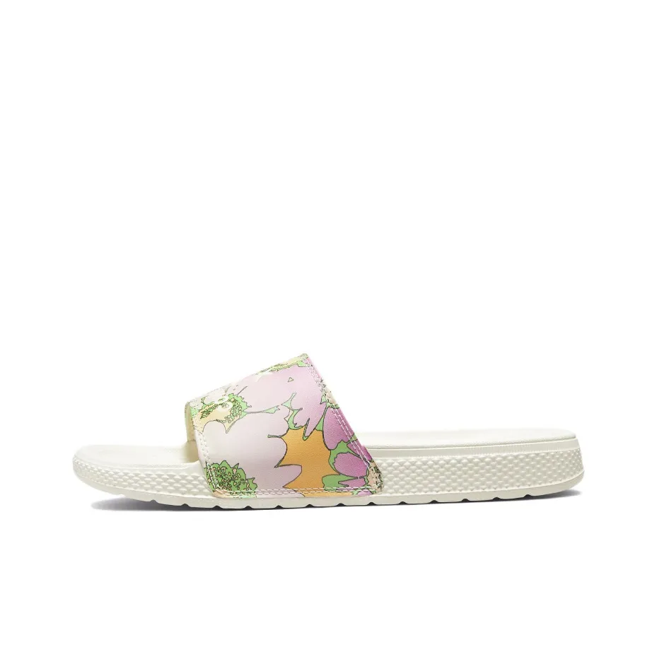 Converse Chuck Taylor All Star Резина Слайд Унисекс Белый Фиолетовый