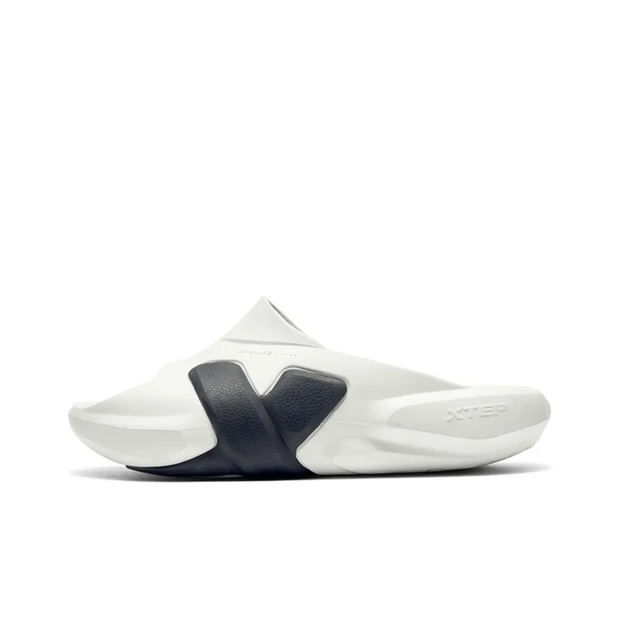 XTEP Rubber Sole Slide Slippers Men's Polar Bear Color Scheme
