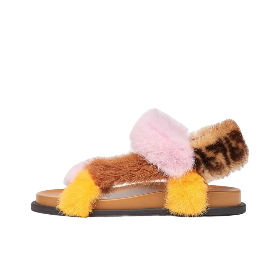 FENDI Fendi Feel Strap Sandals Women's Pink