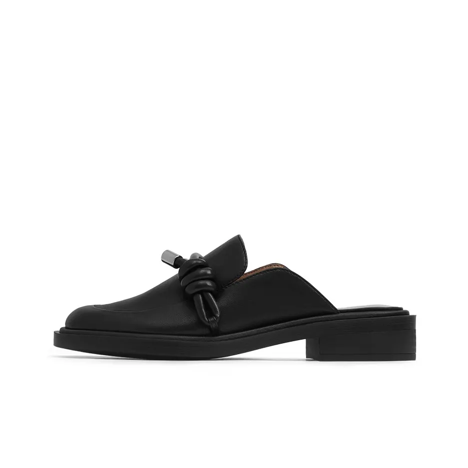 CHARLES KEITH Композитная подошва Нет Особенная Функция Домашние тапочки Женские Черный