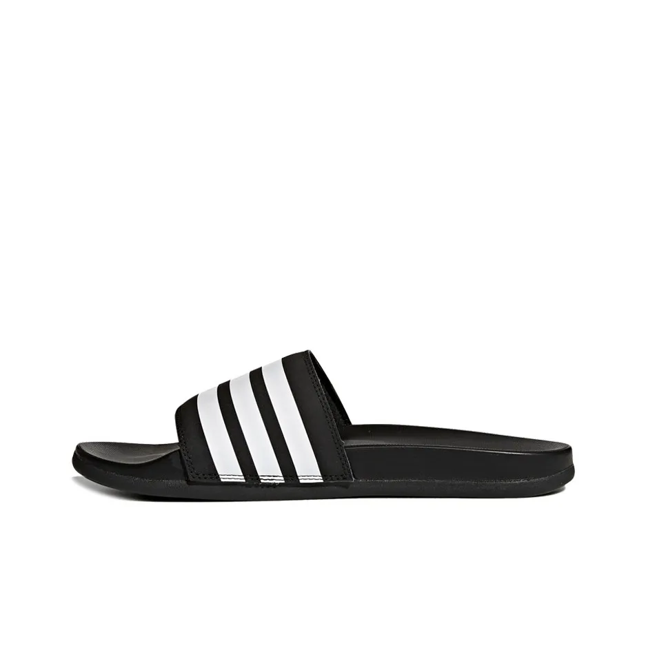 Adilette Adidas Cloudfoam Plus 'Black White'