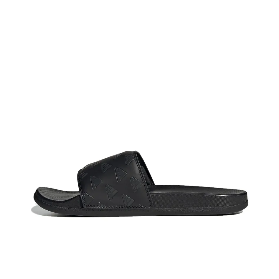 Adilette Adidas Comfort Slide 'Repeat Logo   Black'