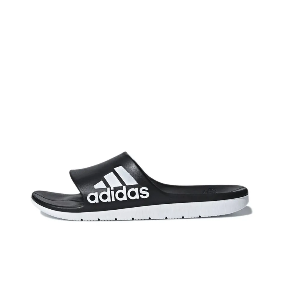 Adidas Aqualette Cloudfoam Slippers 'Black White'