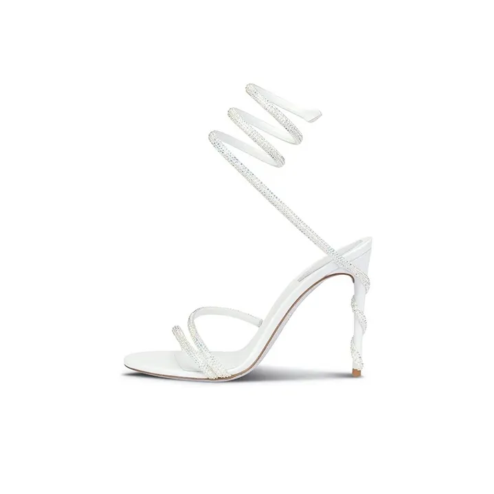 René Caovilla Cecile Rhinestone Sandals