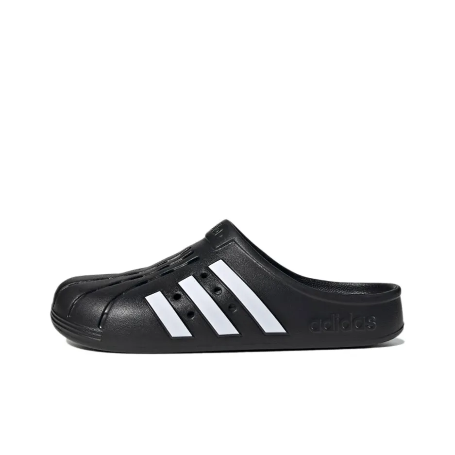 Adidas Adilette Clogs Core Black Cloud White