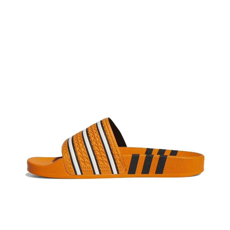 Adidas Adilette Slide 'Three Stripes   Bright Orange' Women's