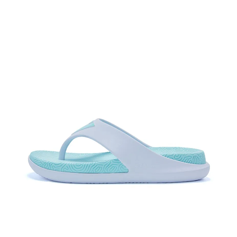 PEAK Tai Ji3.0 Quiet Slip Resistant Flip Flops Men's Blue White