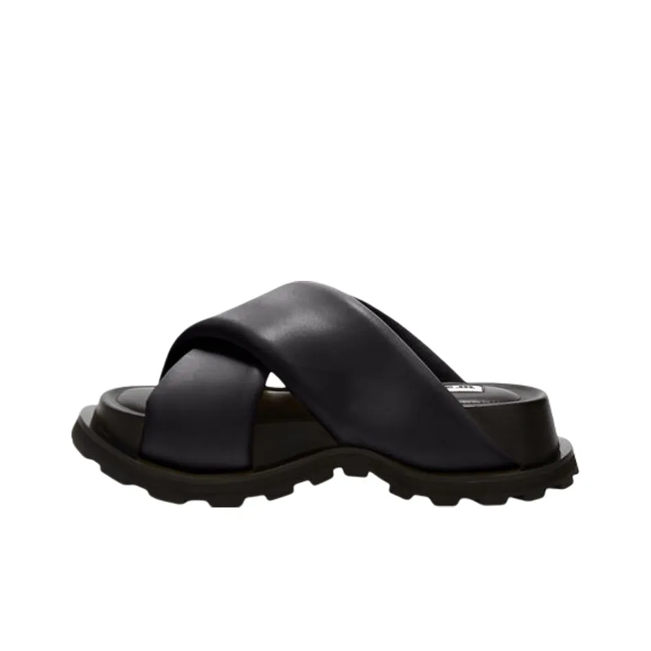 JIL SANDER Slide Slippers Women's Black