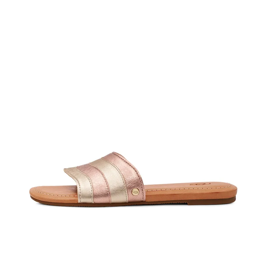 UGG Rubber Sole Slide Slippers Women's Light Rose Gold