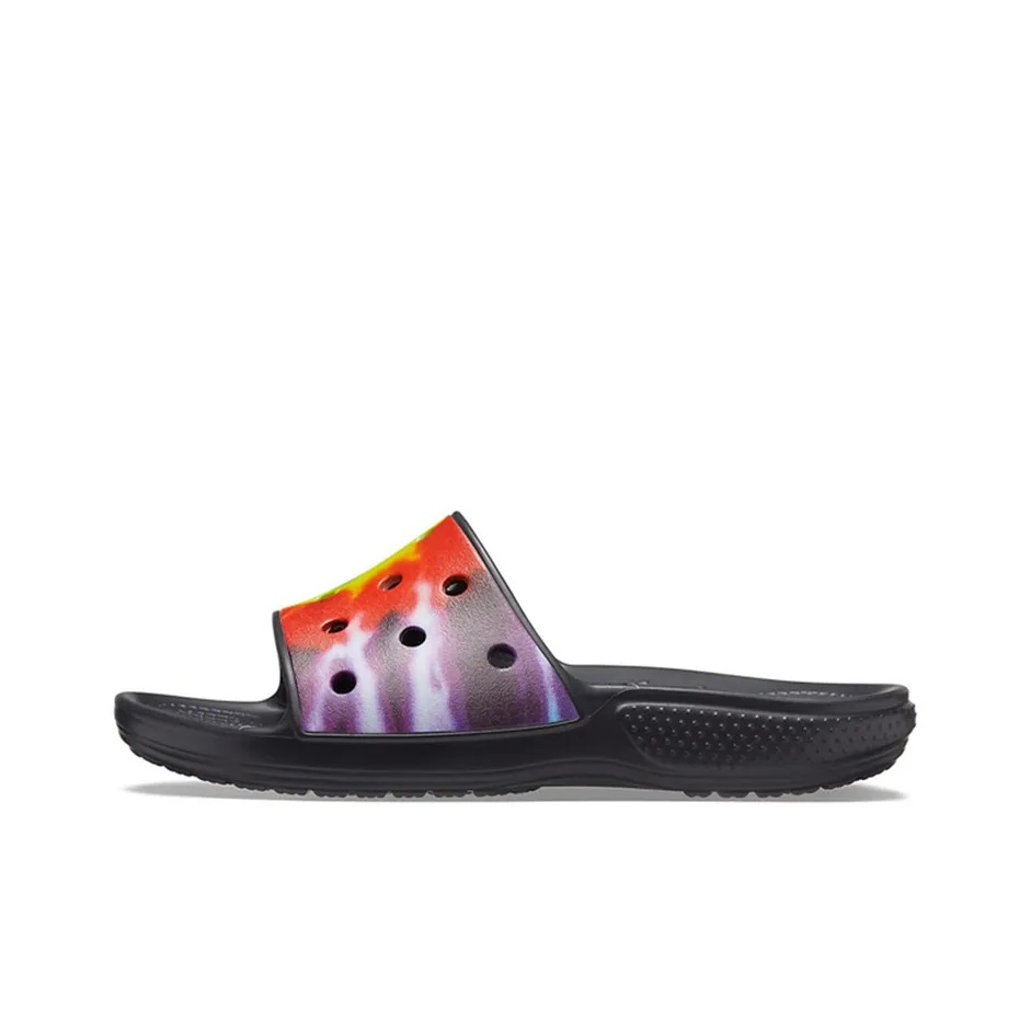 Crocs Classic Clog EVA Антибактериальный Быстросохнущий Слипоны Унисекс Черный Многоцветный