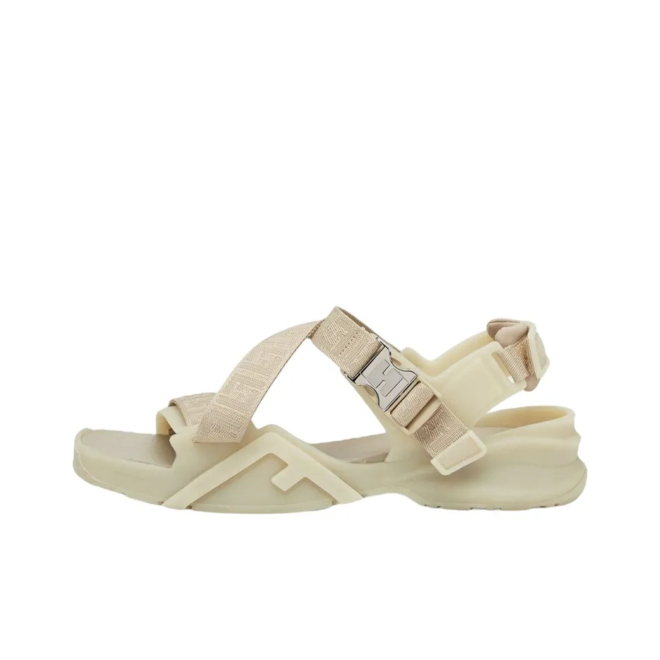 FENDI Flow Logo-embossed Sandals