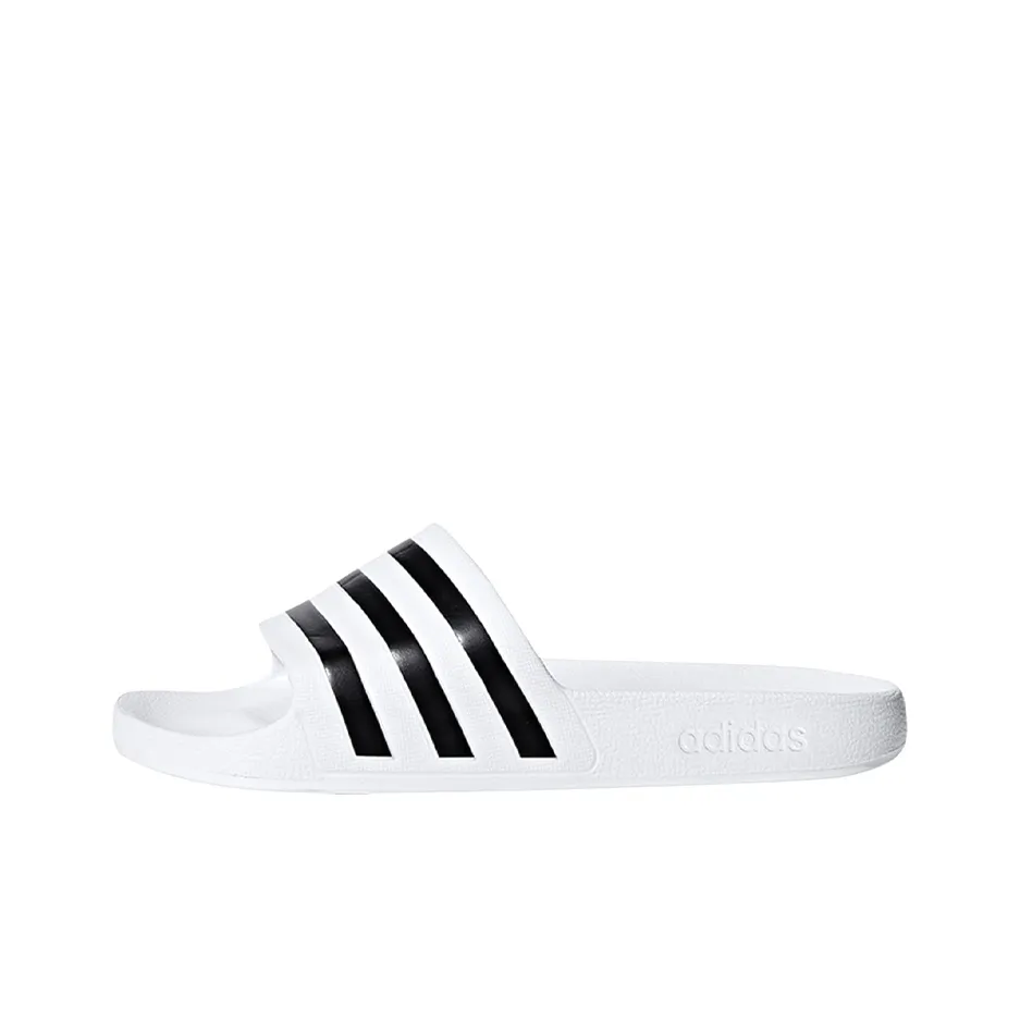 Adidas Adilette Aqua Slides Cloud White