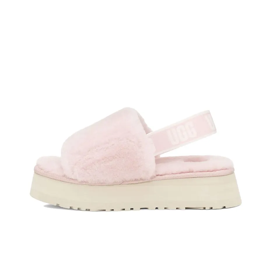 UGG DISCO Стильные Сандалии Женские Светло-Розовые
