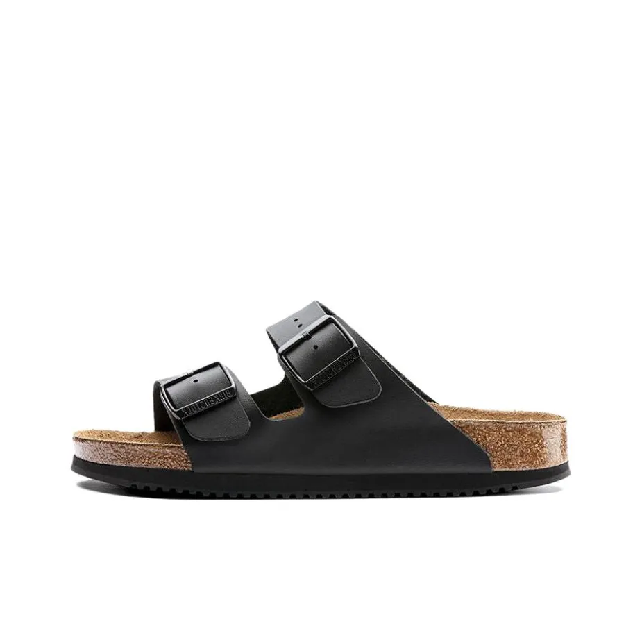 Birkenstock Arizona Prof Birko Flor Narrow Fit 'Black'