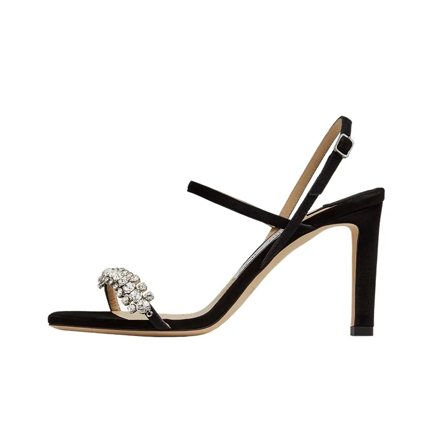 Jimmy Choo Meira 85mm Crystal-embellished Sandals