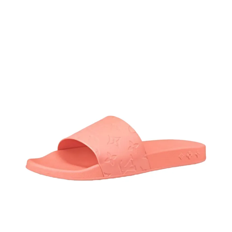 LOUIS VUITTON Waterfront Slide Slippers Men Pink/Red