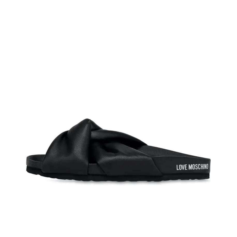 LOVE MOSCHINO Slide Slippers Women's Black
