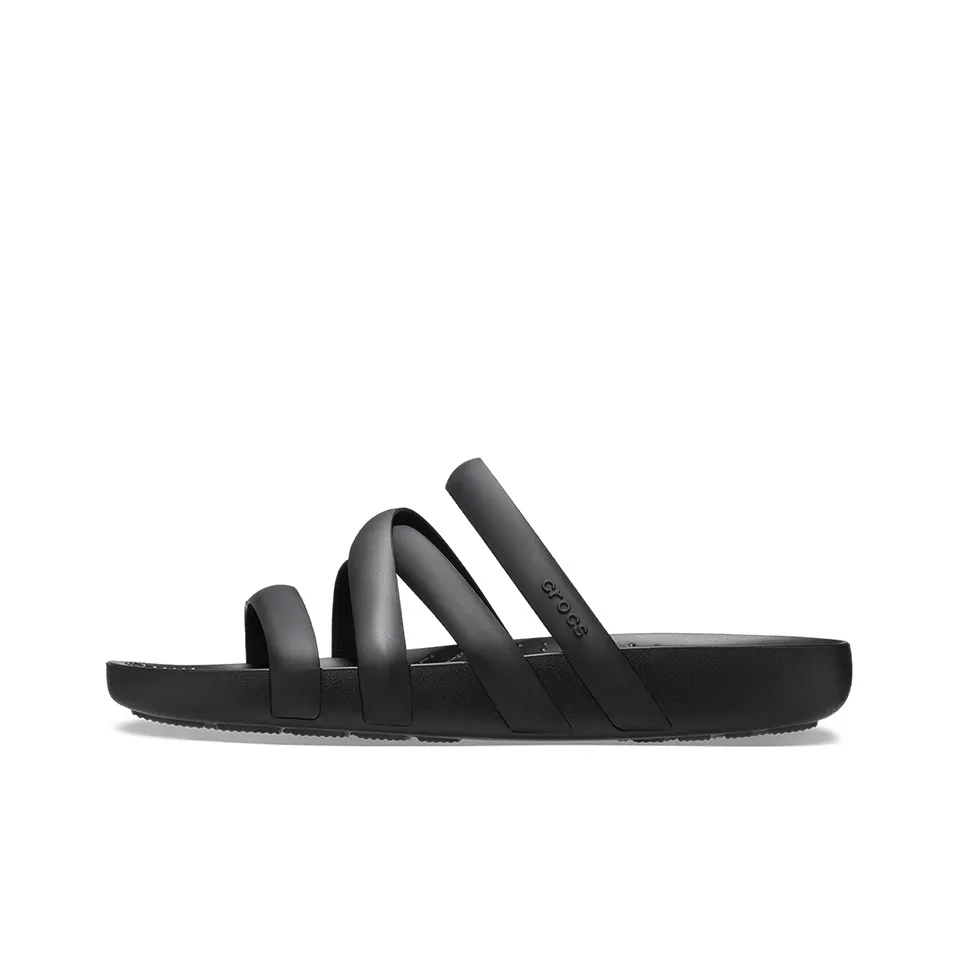 Crocs Splash Strappy Sandals 'Black' Women's