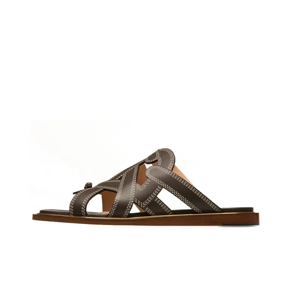 BALLY Contrasting-stitch Sandals