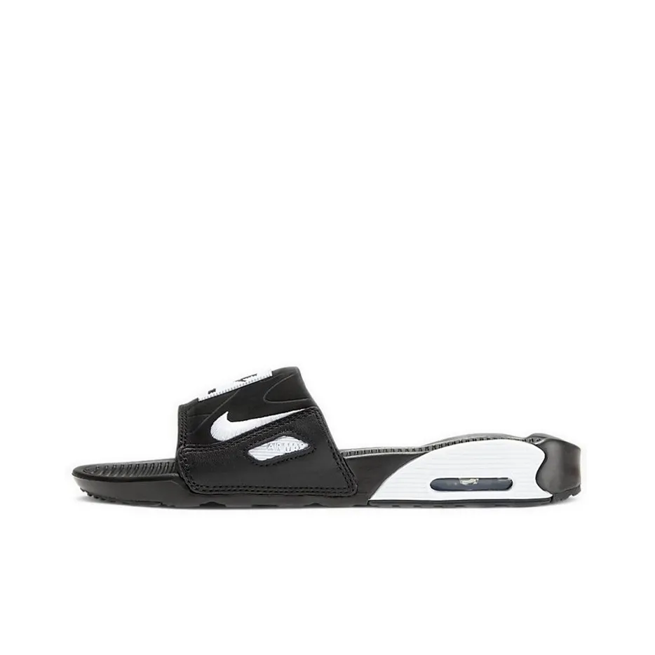 Nike Air Max 90 Slide Black White Women's