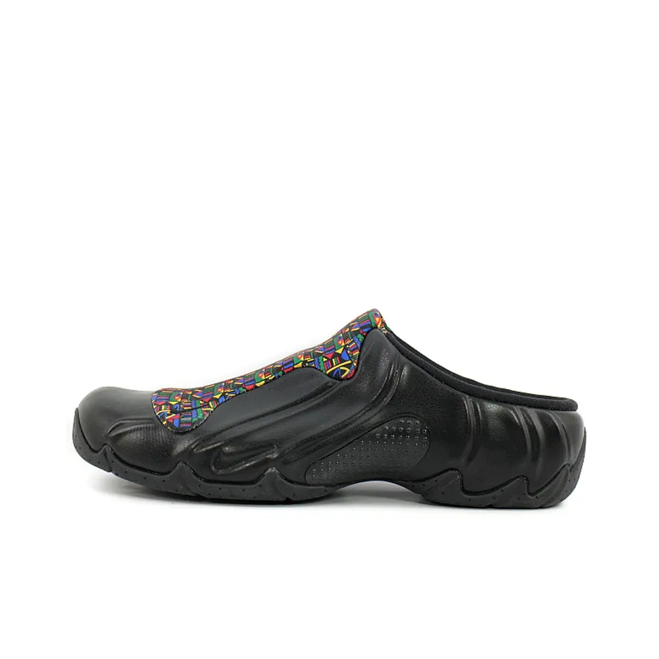 Nike Solo Slide Резиновая подошва Домашние тапочки Мужские Черный Многоцветный