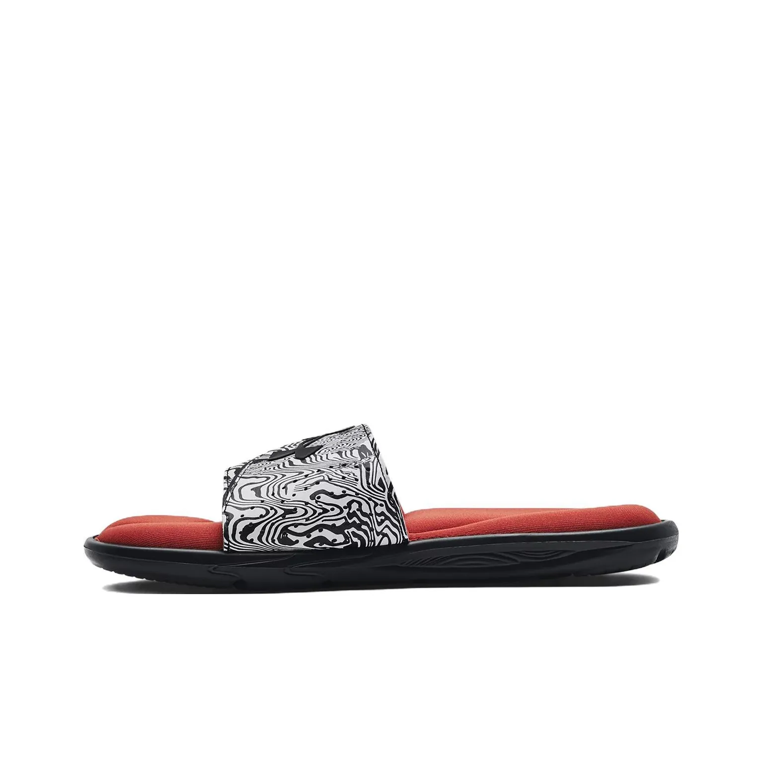 Under Armour Ignite Series ЭВА Резиновая подошва Слипоны Мужские Черные Красные