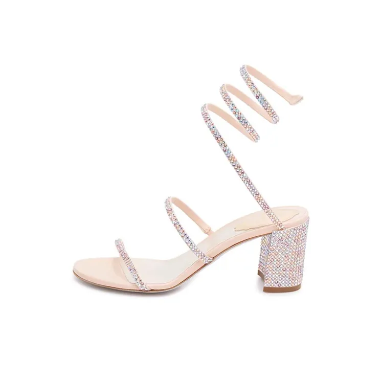 RENE CAOVILLA One Strap Sandals Women's Multicolor