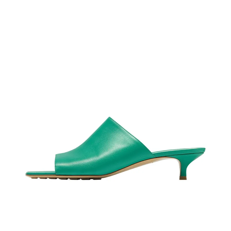 Bottega Veneta Stretch Odor Resistant Slide Slippers Women's Turquoise Color