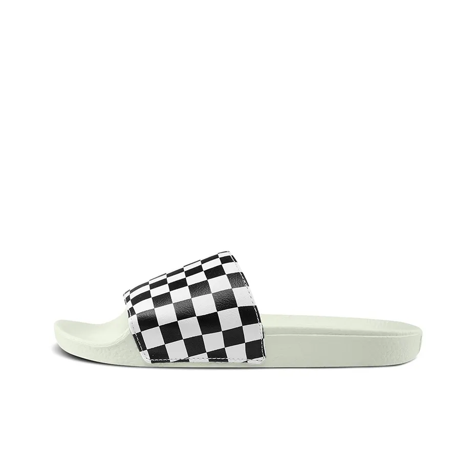 Vans Slide On 'Checkerboard   White Black' Women's