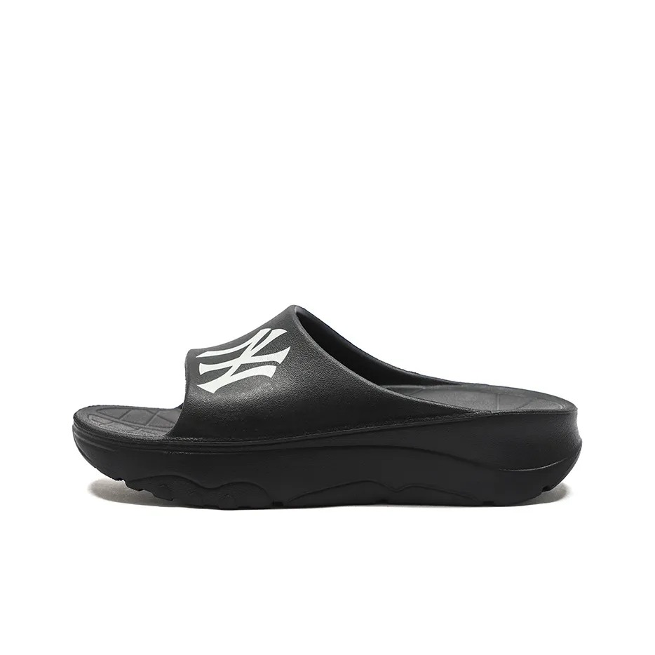 MLB Slipper Резиновая подошва Slip-resistant Слипоны Унисекс Черный