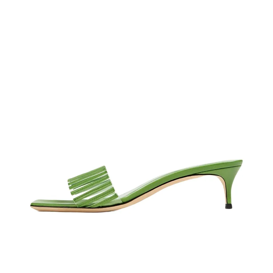 By Far Stylish Sandals Women's Leaf Green