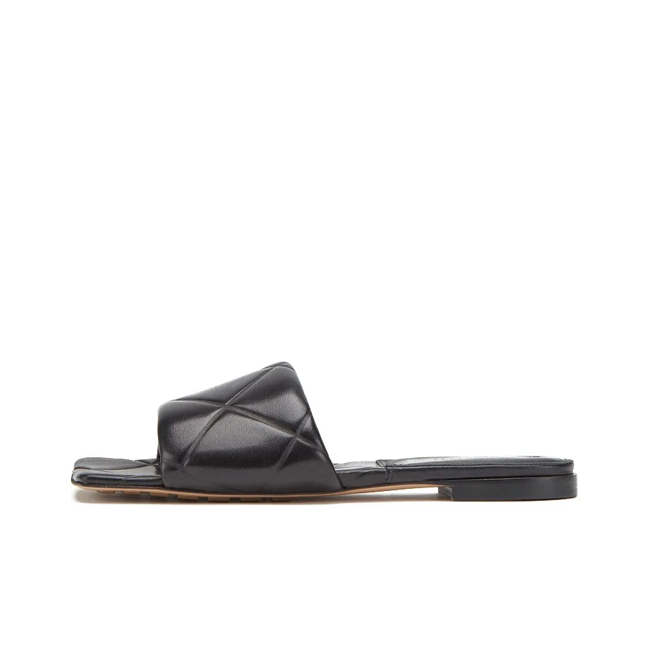 Bottega Veneta Lido Slide Slippers Women's Black