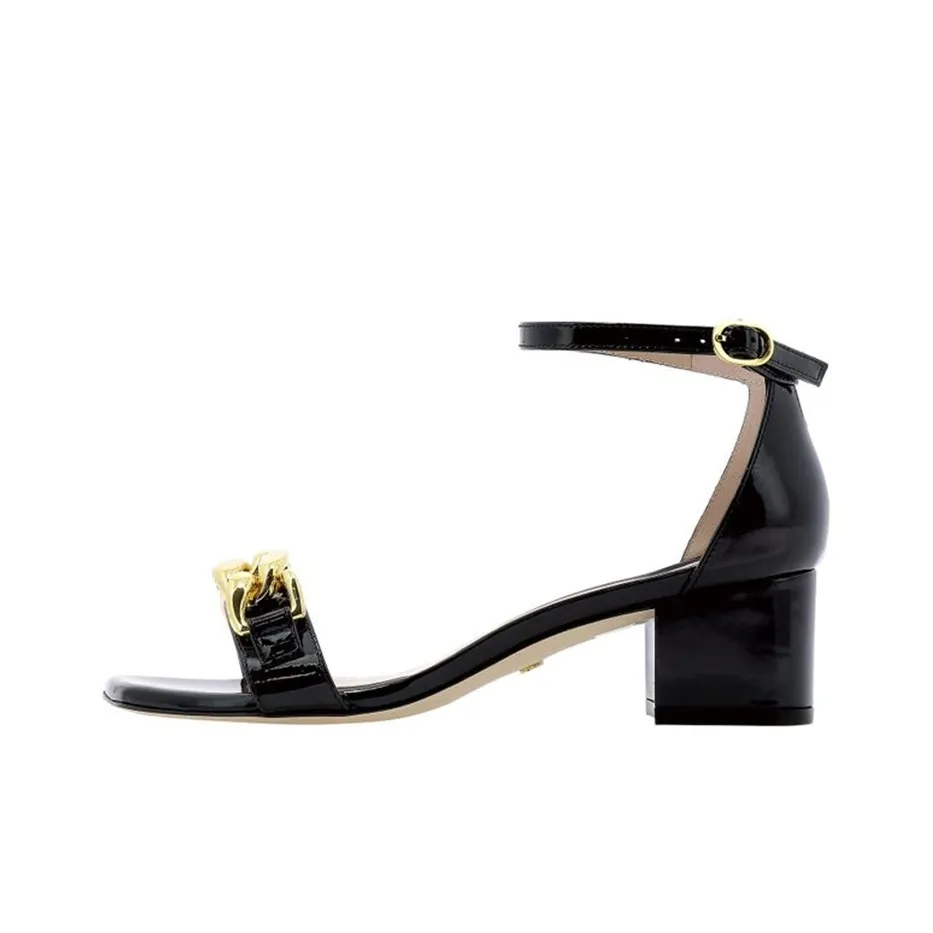 Stuart Weitzman SW One Sandals with Strap Women's Black