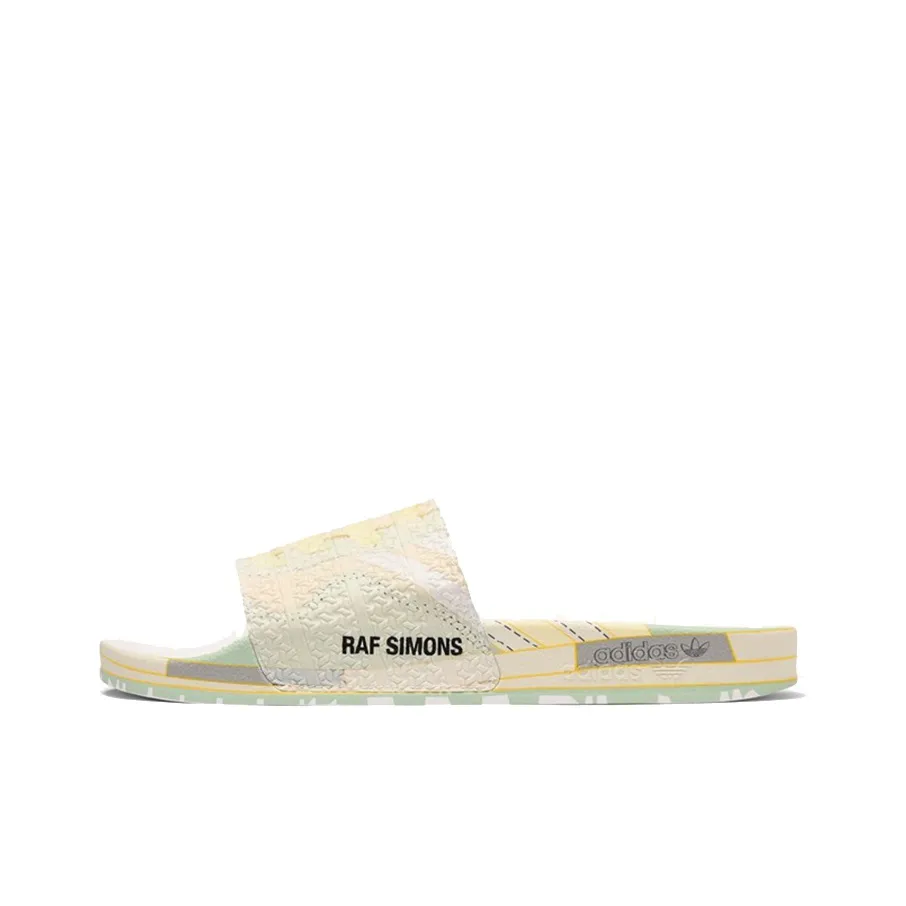 Adidas Raf Simons X Peach Adilette Slides 'Trompe L'oeil'