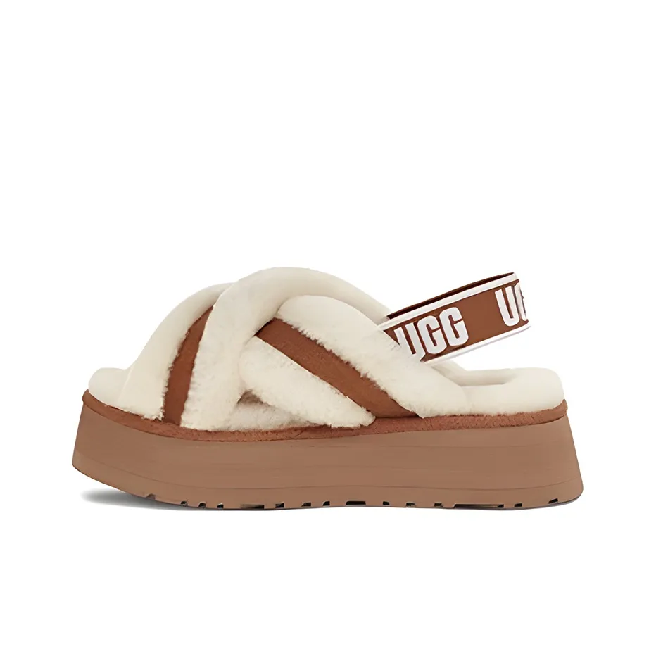 UGG Disco Cross Slides 'Chestnut' Women's