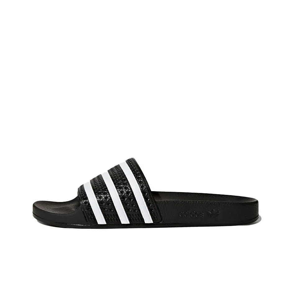 Adidas Originals Adilette Slides Black White