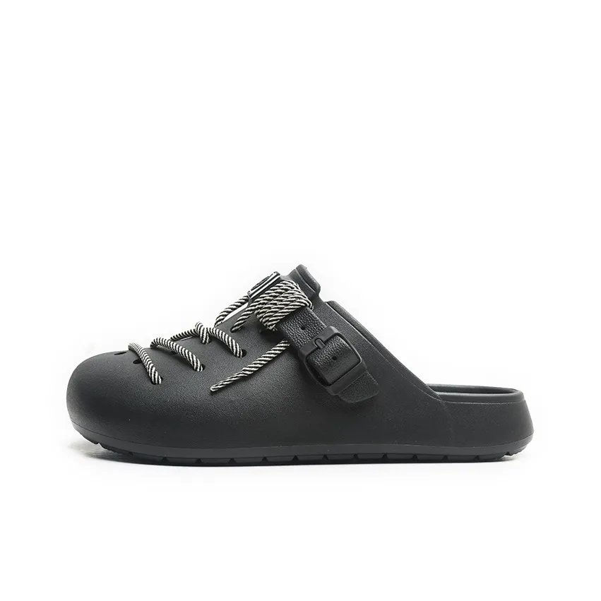 Jifffly Quiet Slide Slippers Unisex Black