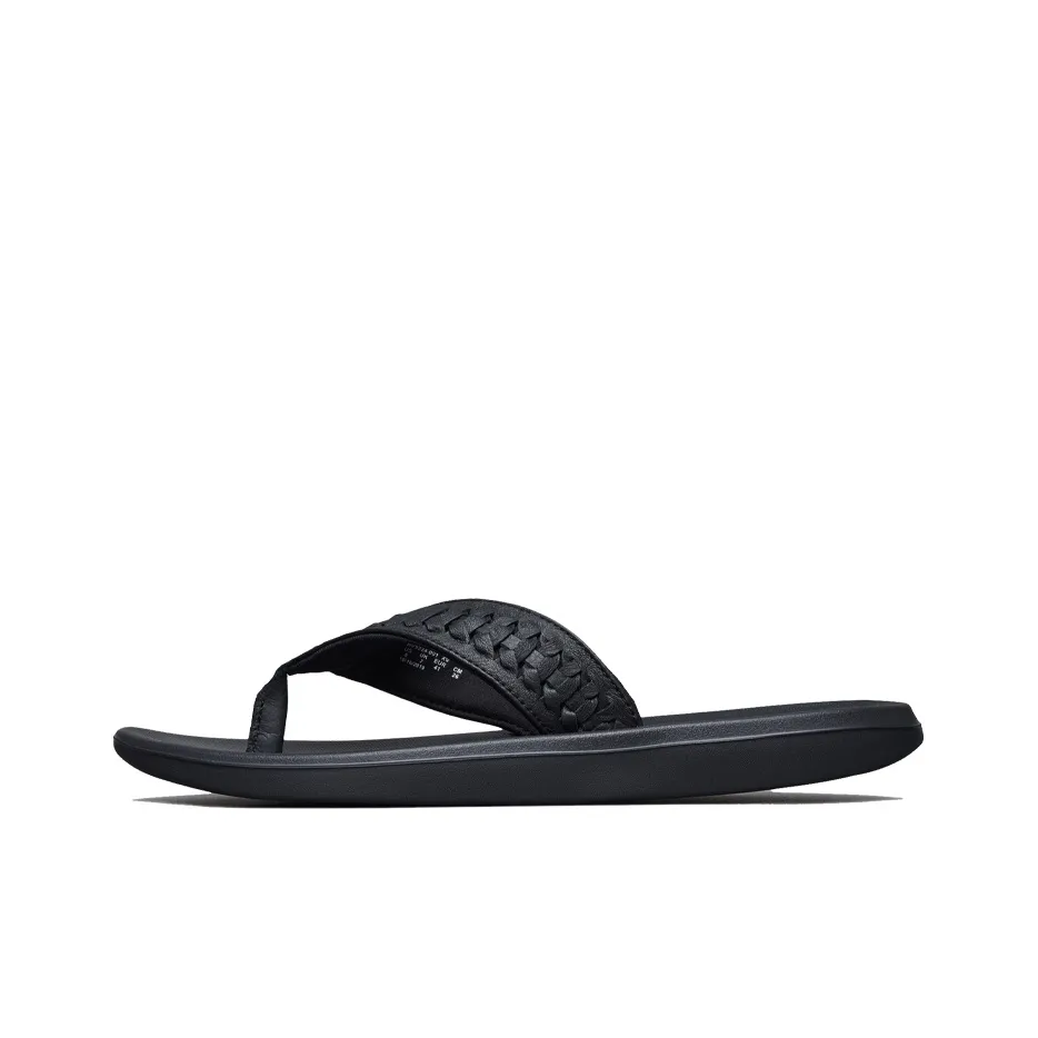 nike Резиновая подошва Slip-resistant Abrasion-resistant Слипоны Мужской Черный