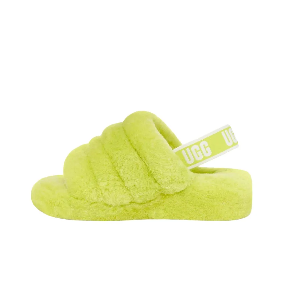 UGG Fluff Yeah Slide Key Lime Women's