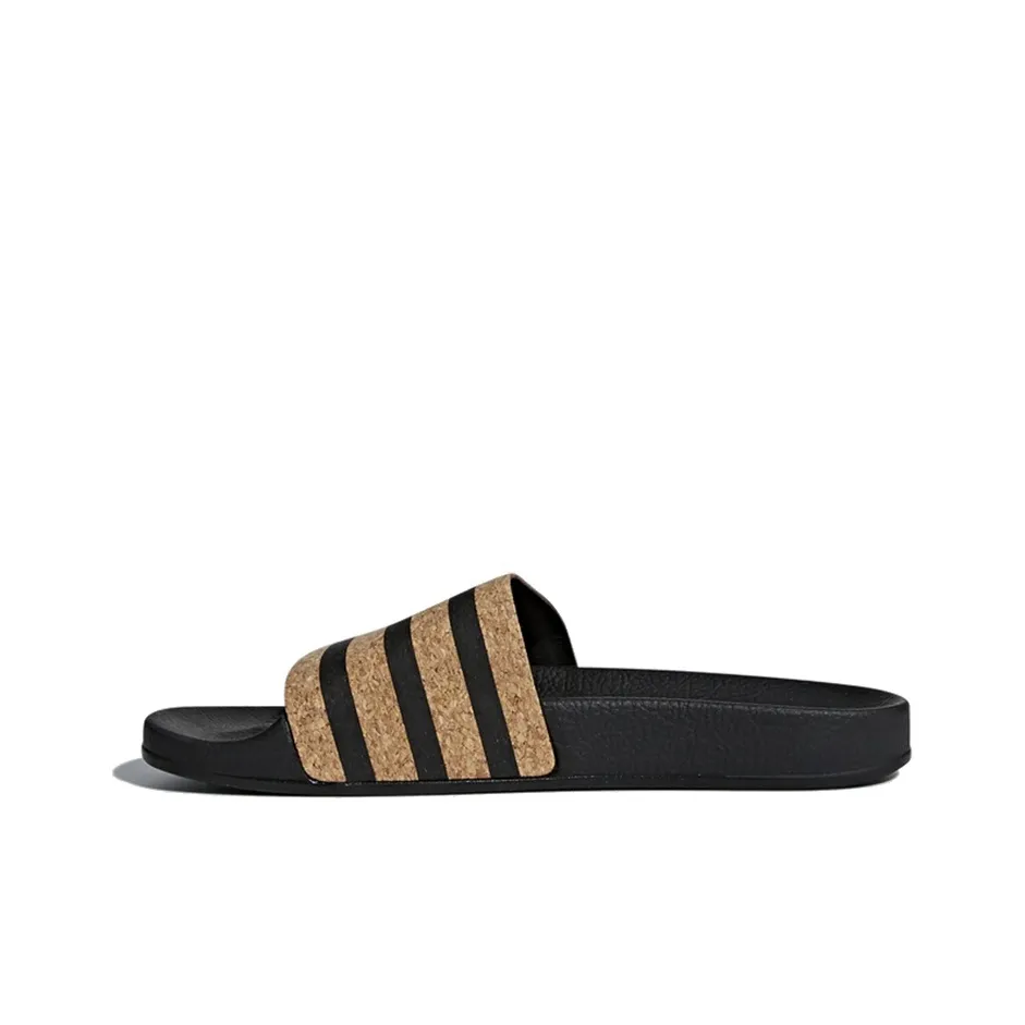 Adidas Originals Резина Slide Женские Черный Коричневый