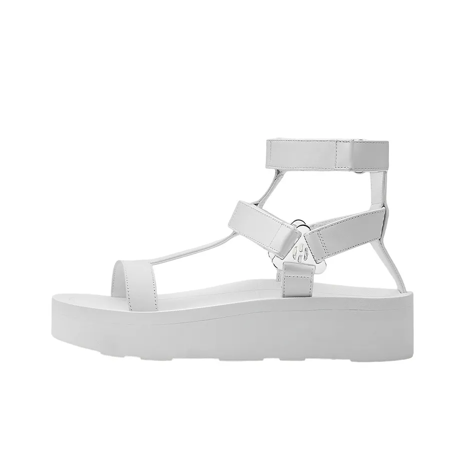 HERMES Strap Sandals Women's White
