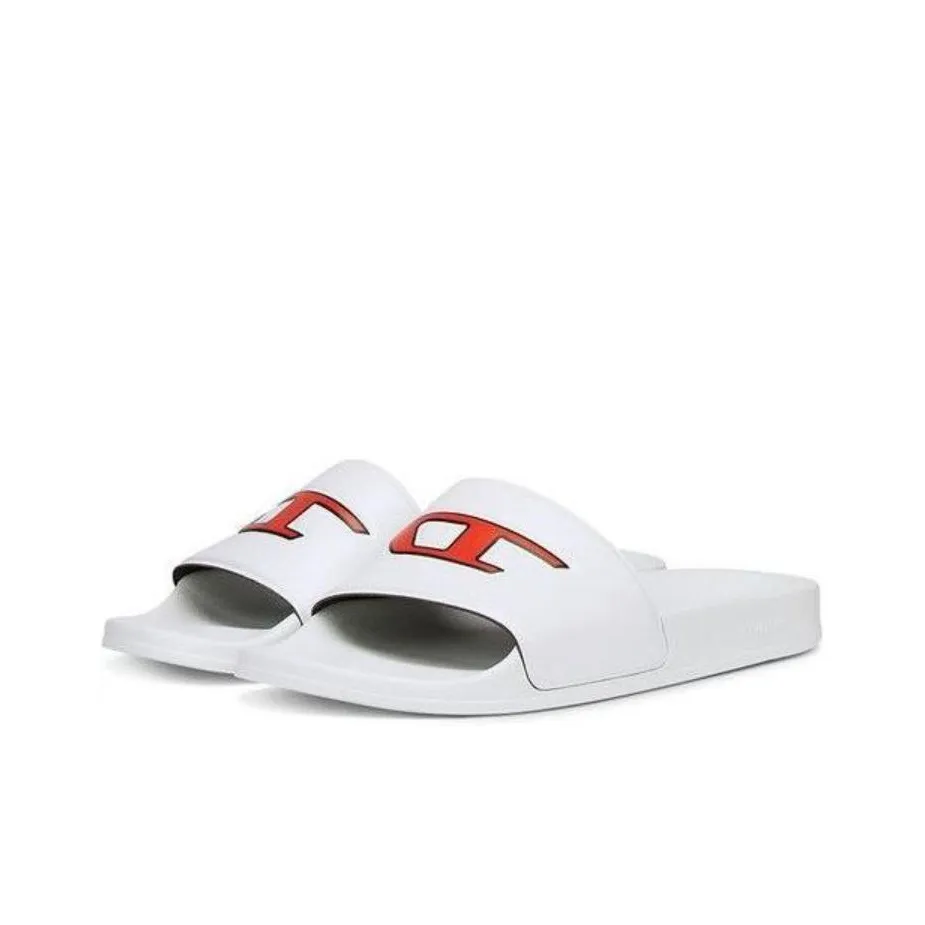 DIESEL SA Mayemi Слипоны Женские Белые Апельсиновые